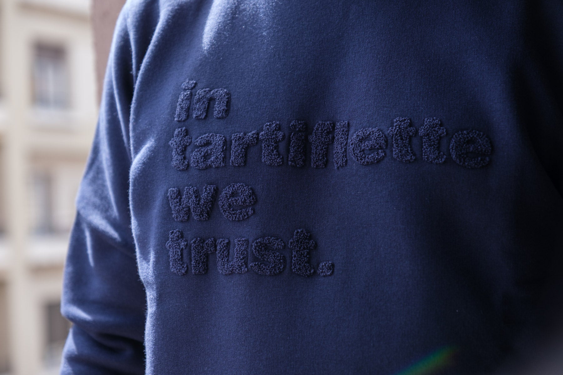 Sweat In Tartiflette We Trust bouclettes